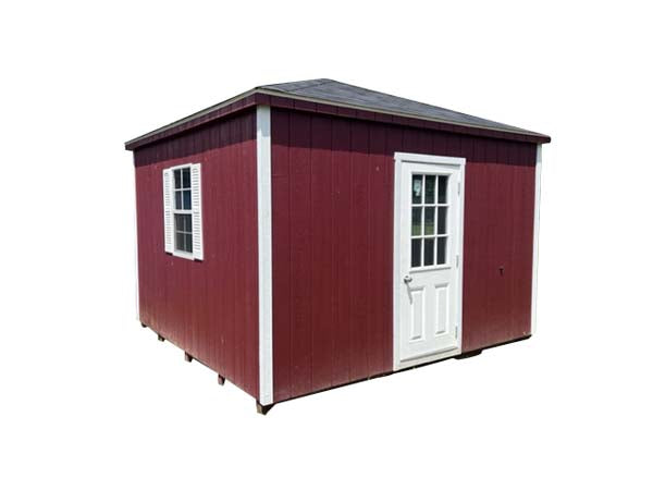 Painted Hip Barn Shed