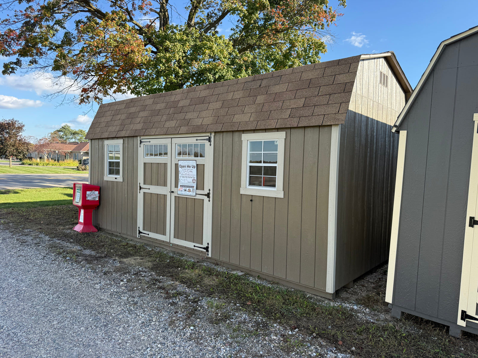 10x20 Painted Dutch Barn - Ionia, MI