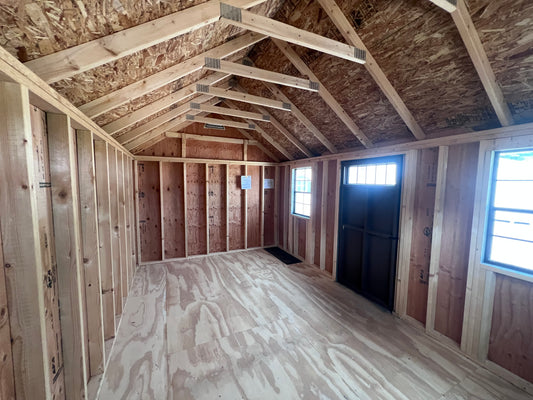 10x16 Painted Deluxe Chalet - QP1072