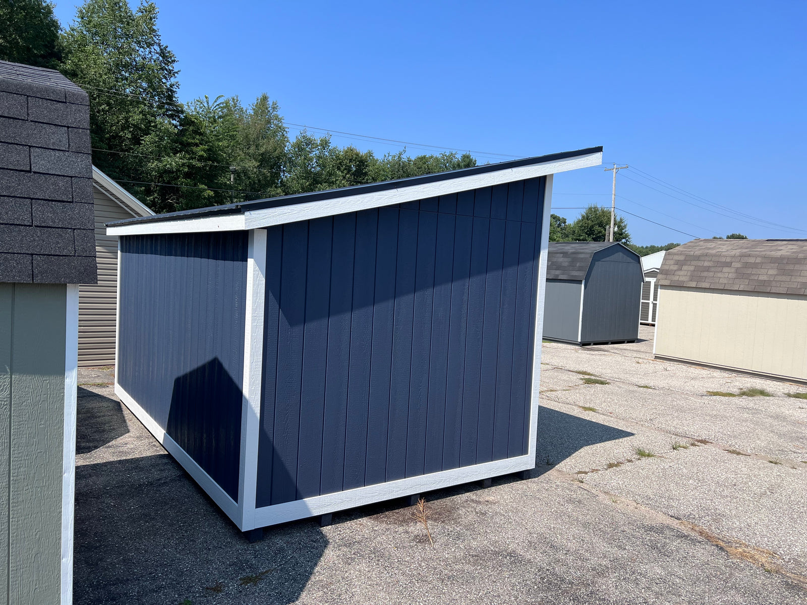 Painted Klassic Studio Shed | Cedar Rock Barns