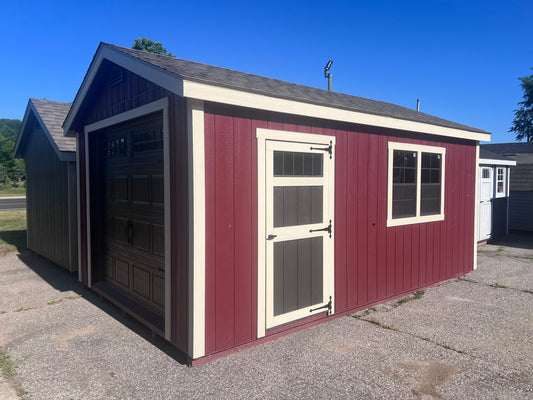 12x18 Painted Deluxe Garage - QP1073