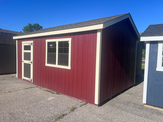 12x18 Painted Deluxe Garage - QP1073