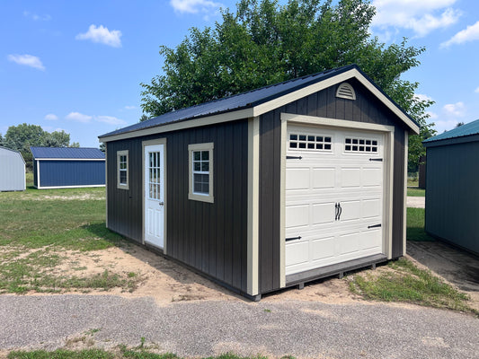 12x20 Painted Deluxe Garage - QP1084