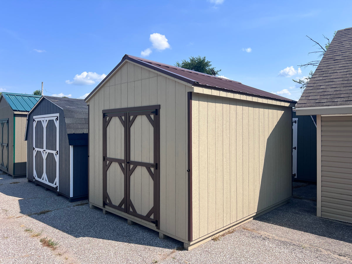10x12 Pro Series Cottage - QP1089 - Cedar Springs Lot - Cedar Rock Barns