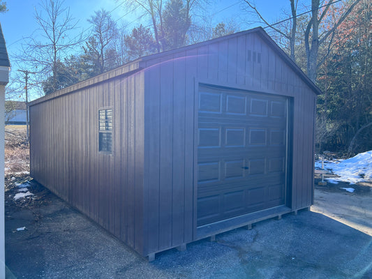 14x24 Painted Garage - QP345 - Rental Return