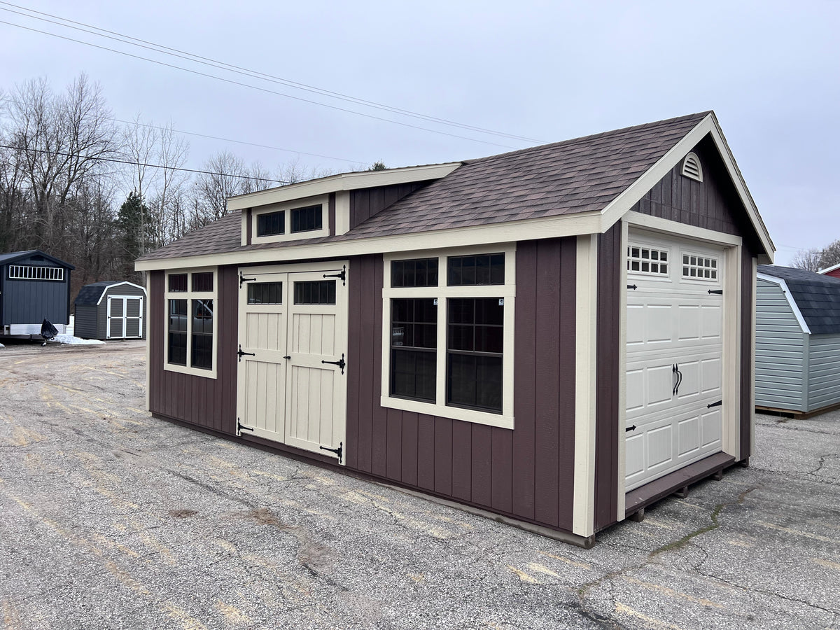 12x24 Painted Cape Cod w/ Dormer - Cedar Springs, MI