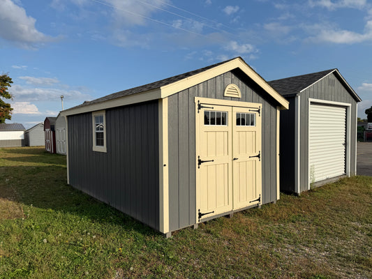 10x16 Painted Deluxe Cottage Workshop - QP1094 - Ionia Lot - Cedar Rock Barns