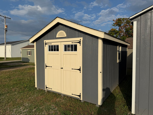 10x16 Painted Deluxe Cottage Workshop - QP1094
