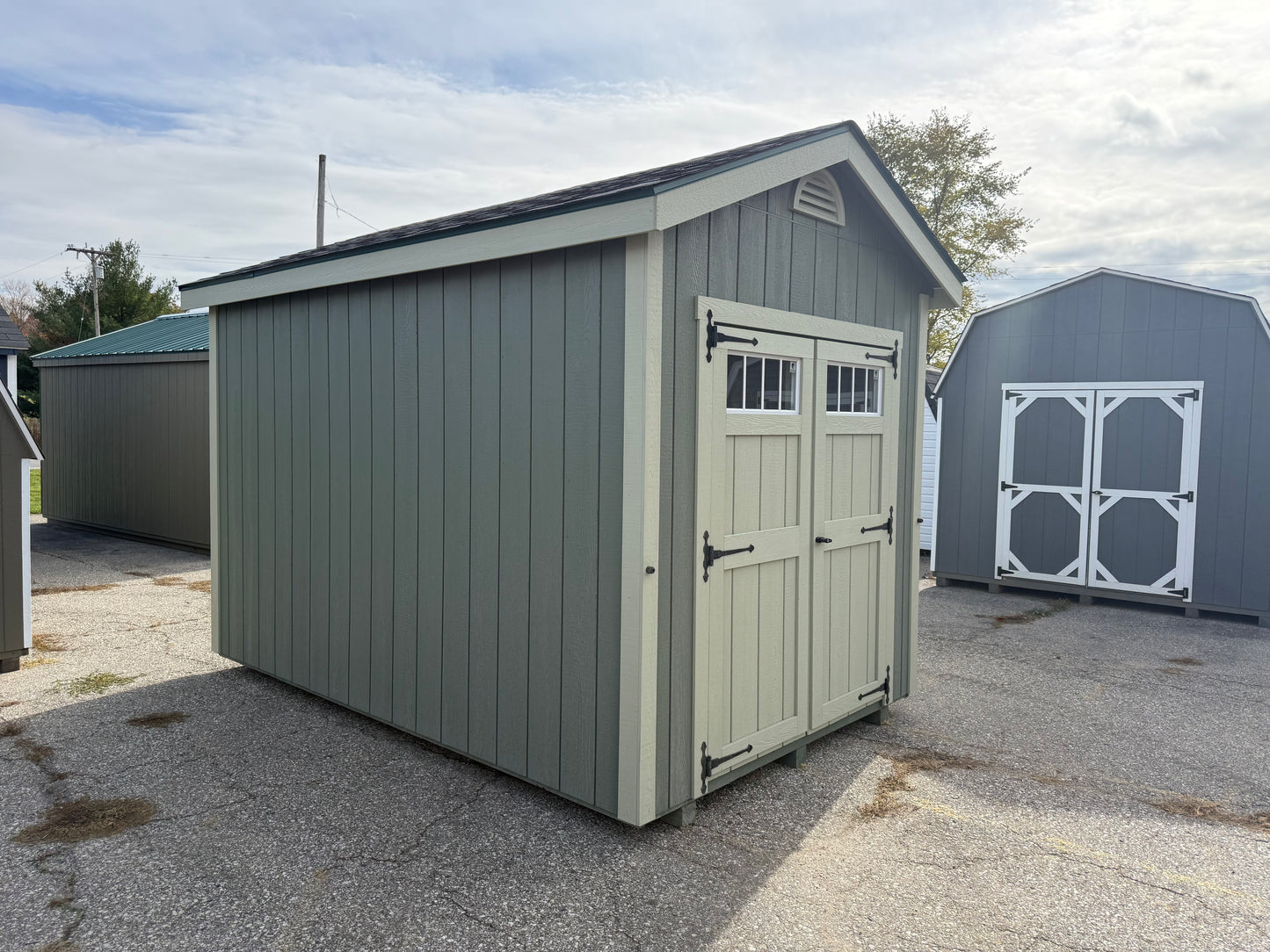 8x12 Painted Deluxe Cottage - QP1100