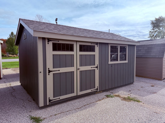 12x16 Painted Deluxe Cottage Workshop - QP1101