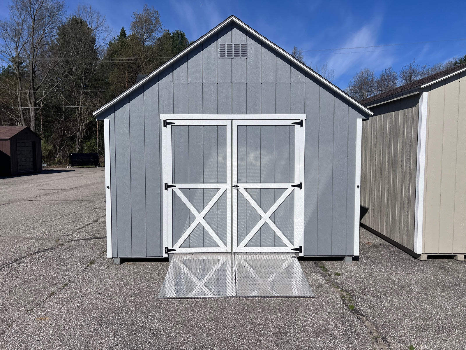 Deluxe Aluminum Shed Ramps