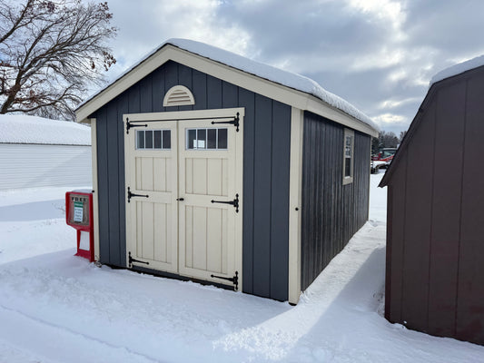 10x16 Painted Deluxe Cottage Workshop