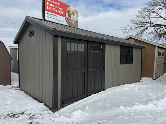 10x20 Deluxe Cottage Workshop - Ionia Lot - Cedar Rock Barns