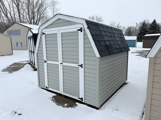 8x8 8' Vinyl Pro Series - Wayland Lot - Cedar Rock Barns