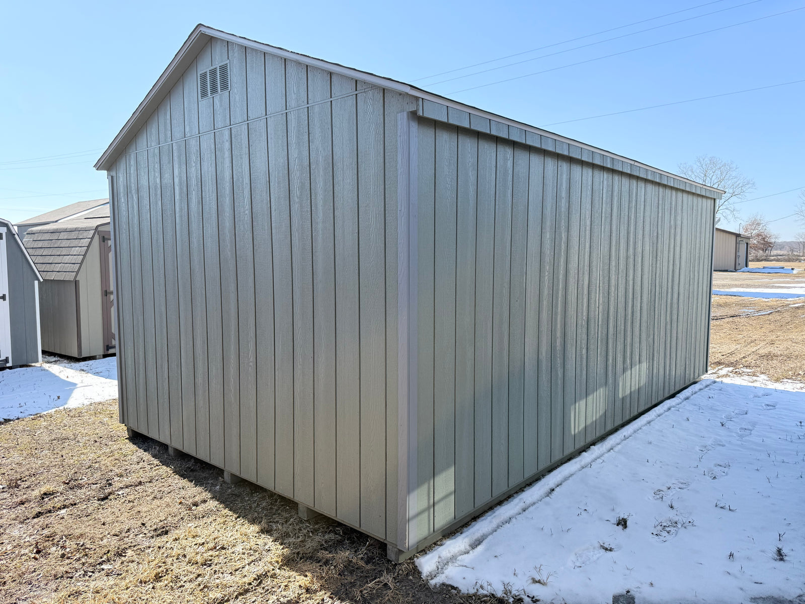 12x20 Painted Garage - Rental Return - Ionia Lot - Cedar Rock Barns