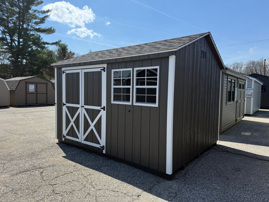10x12 Painted Cottage Workshop - Cedar Springs Lot