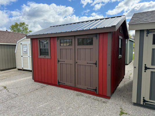 10x12 Painted Deluxe Cottage Workshop - Cedar Springs Lot