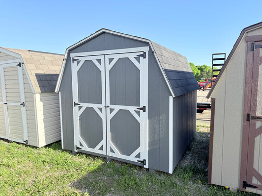 8x8 Painted Pro Series - QP501 - Ionia Lot - Cedar Rock Barns