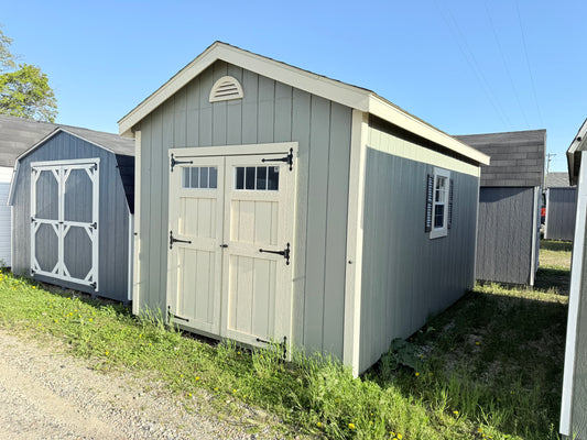 10x16 Painted Cottage w/ Deluxe - QP98 - Ionia Lot - Cedar Rock Barns