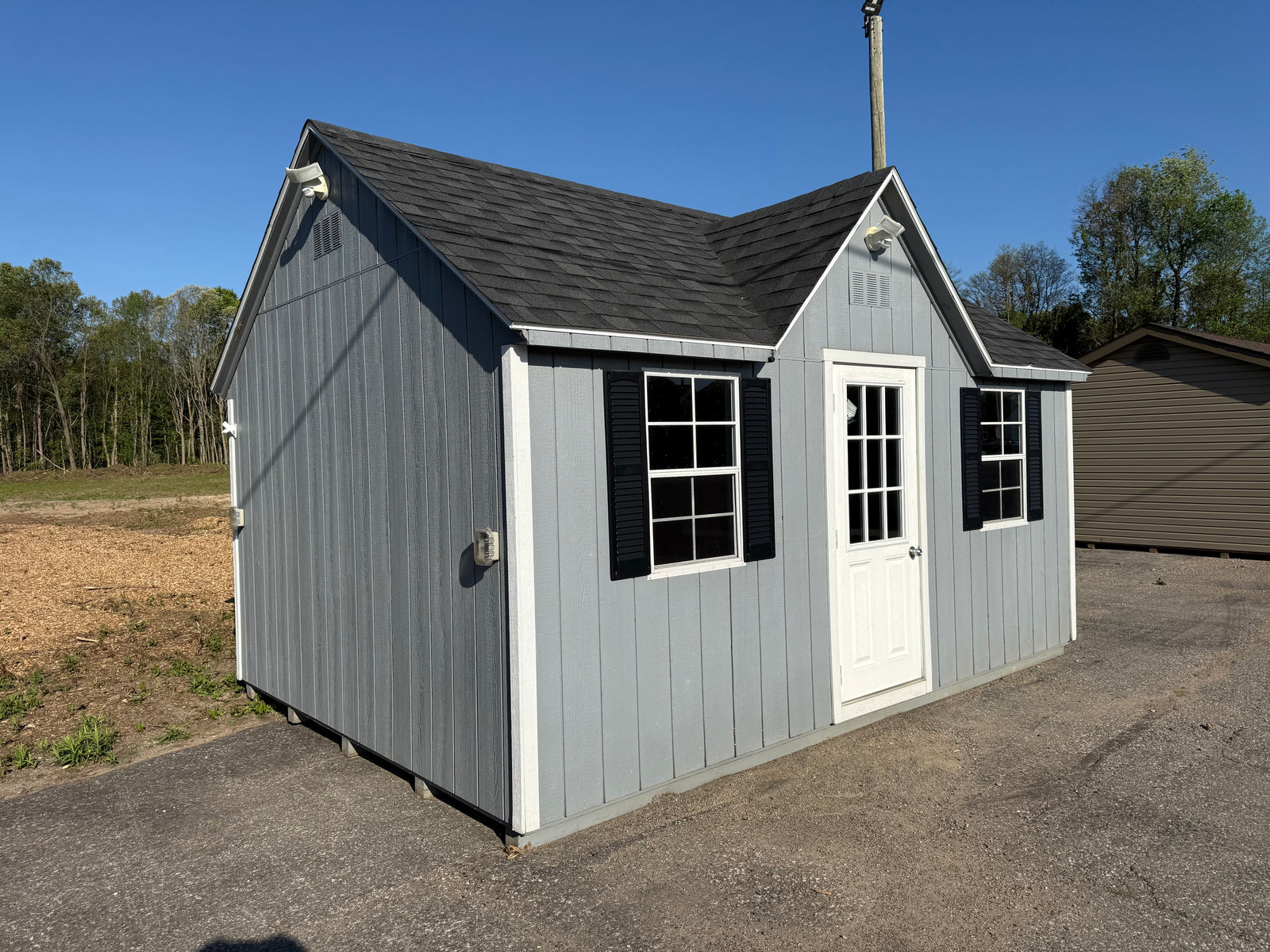 12x16 Painted Chalet - Rental Return - Cedar Springs Lot