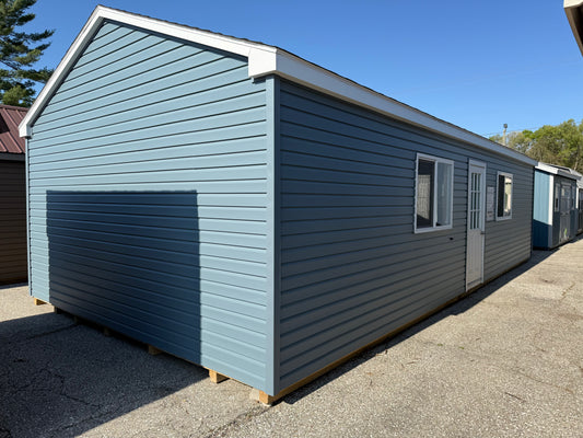 16x32 Vinyl Garage - Rental Return - Cedar Springs Lot - Cedar Rock Barns