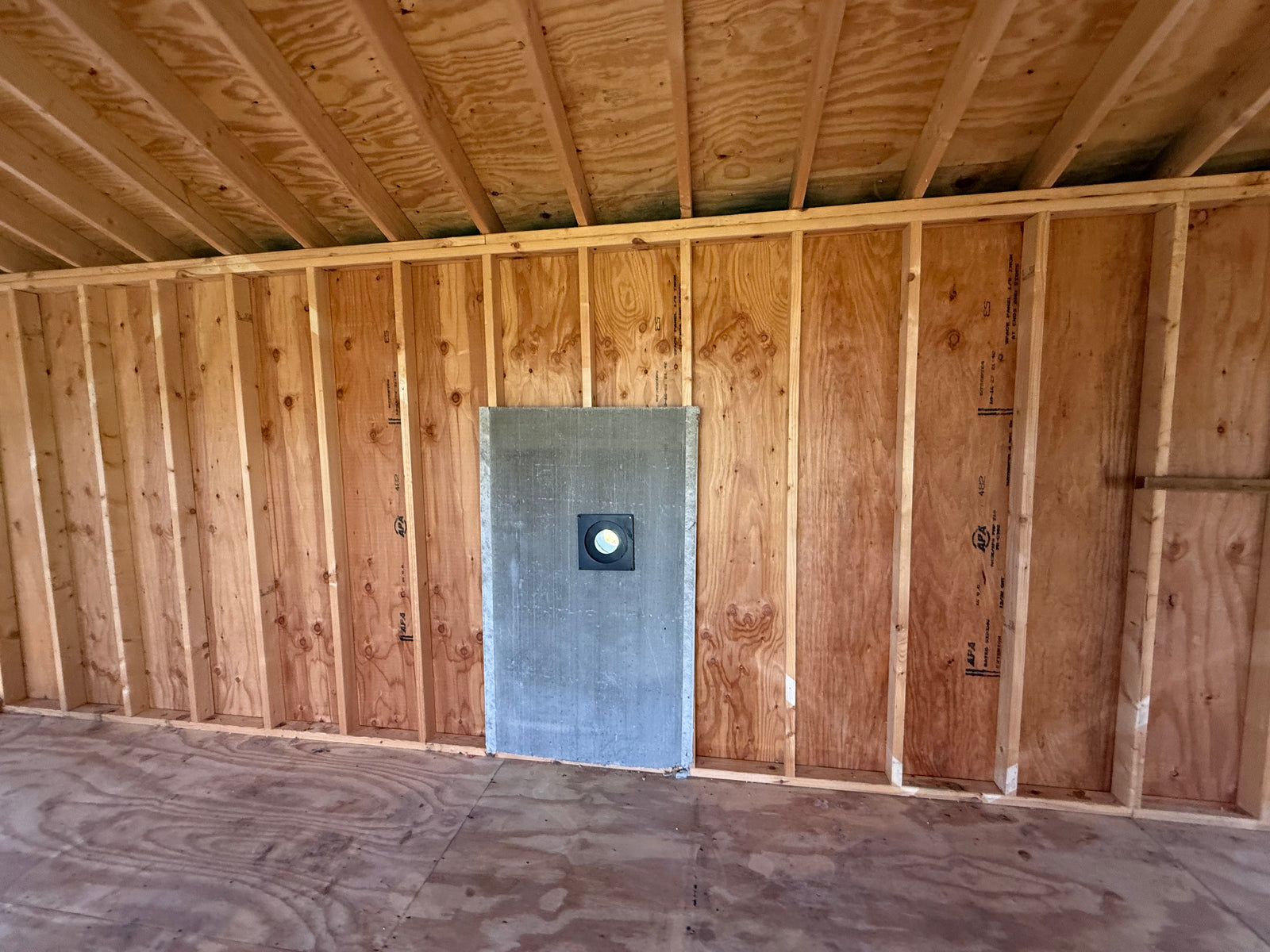 16x48 Painted Deluxe Garage - QP915 - Rental Return - Cedar Springs Lot