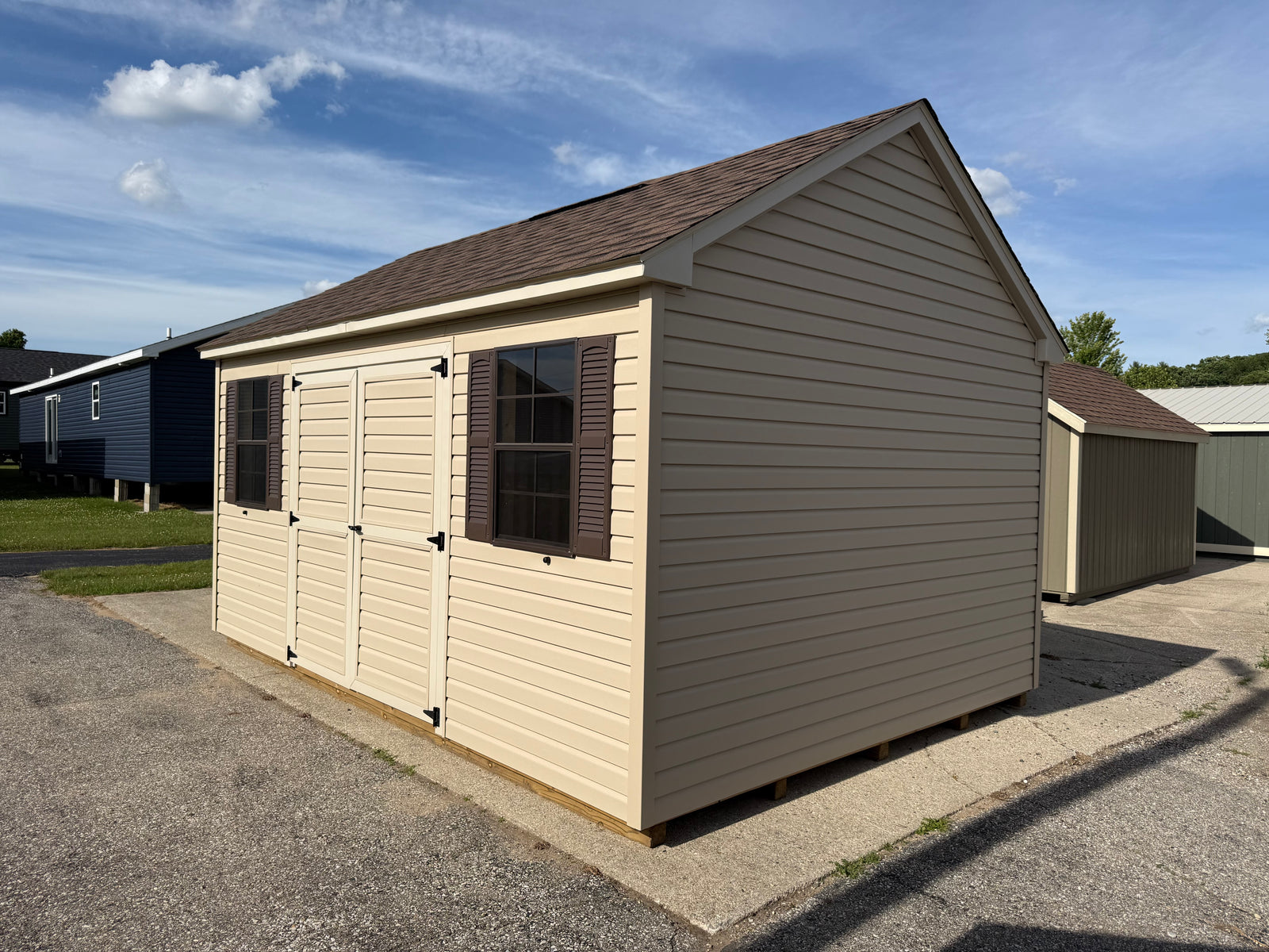 12x16 Vinyl Cape Cod - Cedar Springs Lot -