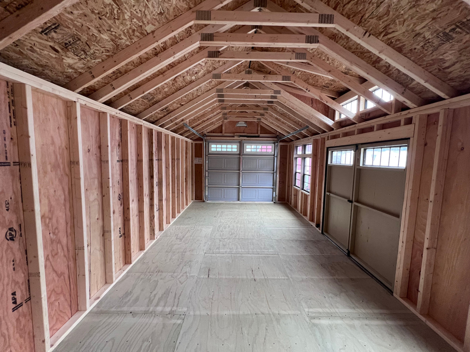 12x24 Painted Cape Cod w/ Dormer - Cedar Springs, MI