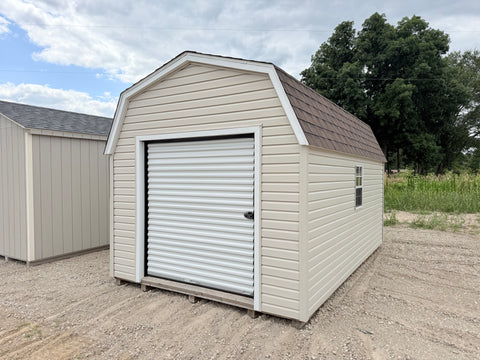 10x16 Vinyl High Barn - Cedar Springs Lot