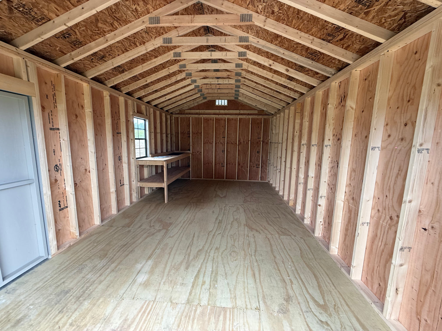 12x20 Painted Garage - Cedar Springs Lot