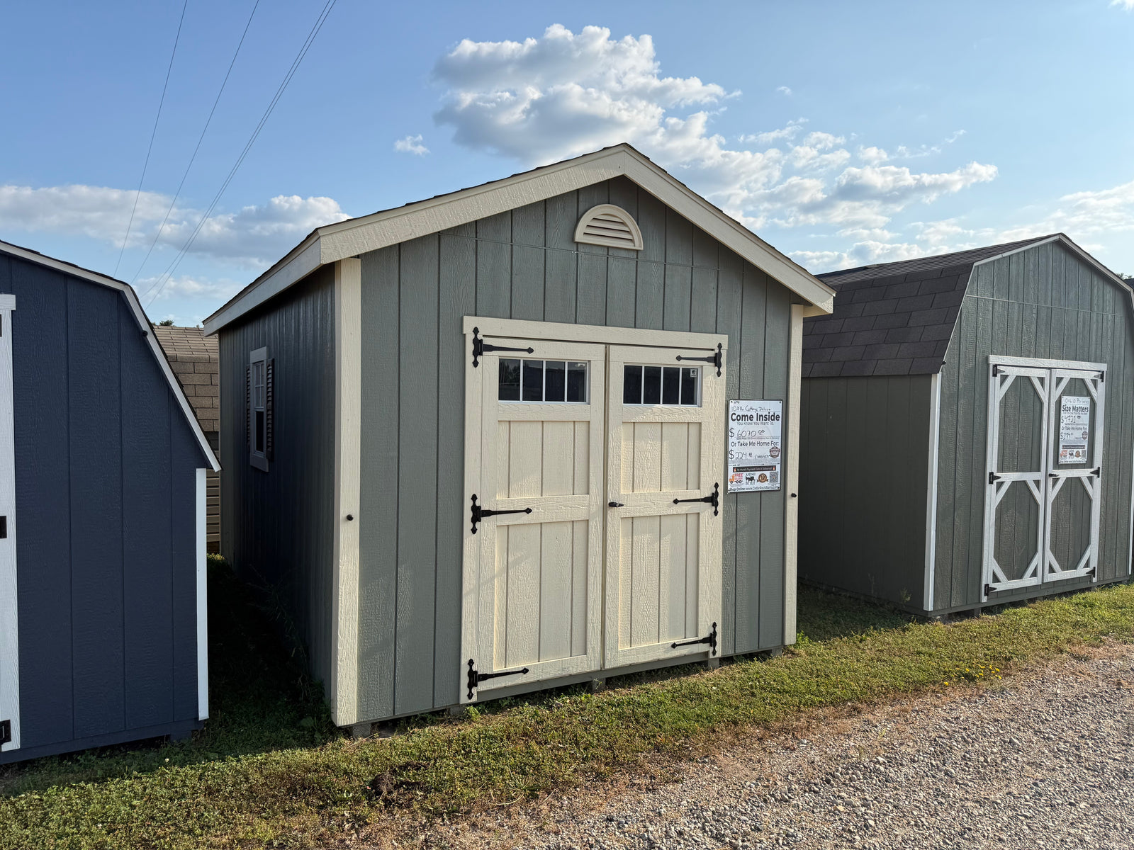 10x16 Painted Cottage w/ Deluxe - Ionia, MI