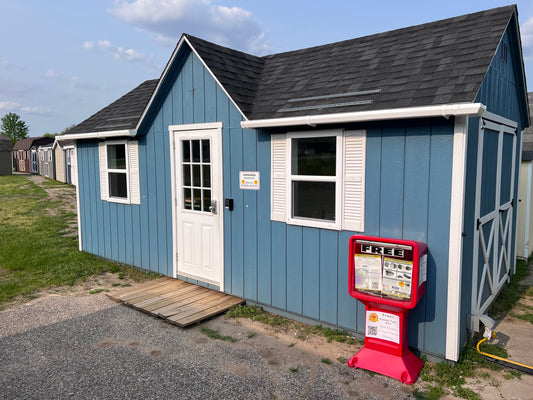 10x20 Painted Chalet DLX - Wayland Information Building