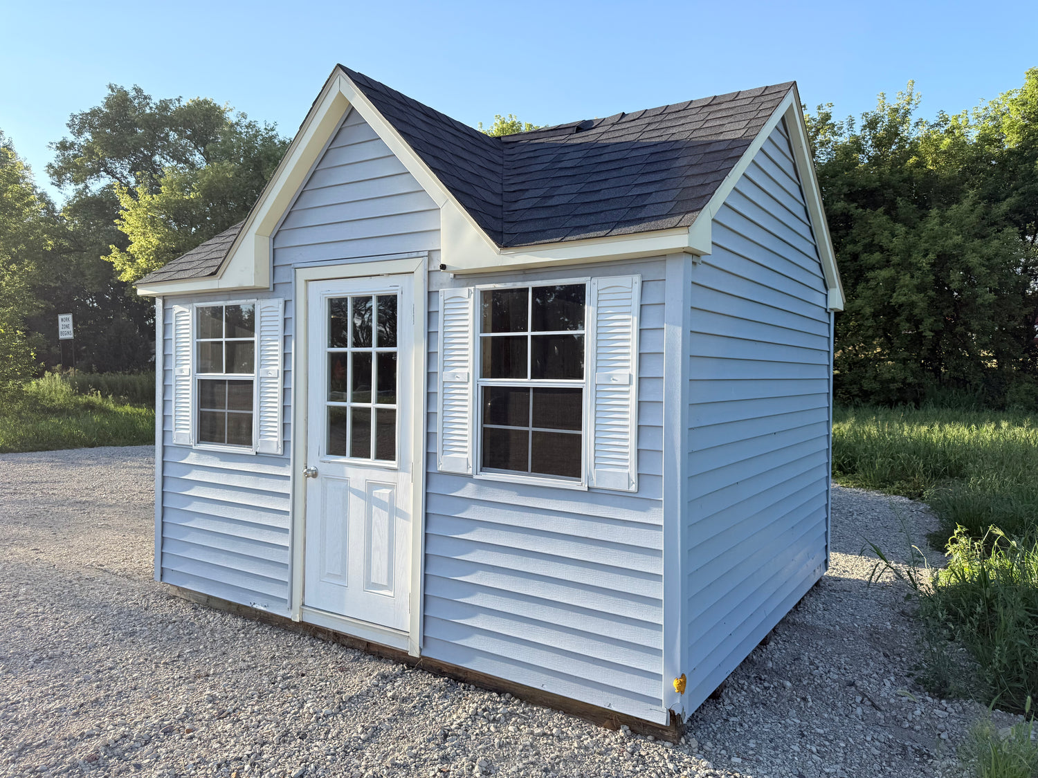 10x12 Vinyl Chalet - Cedar Springs Lot