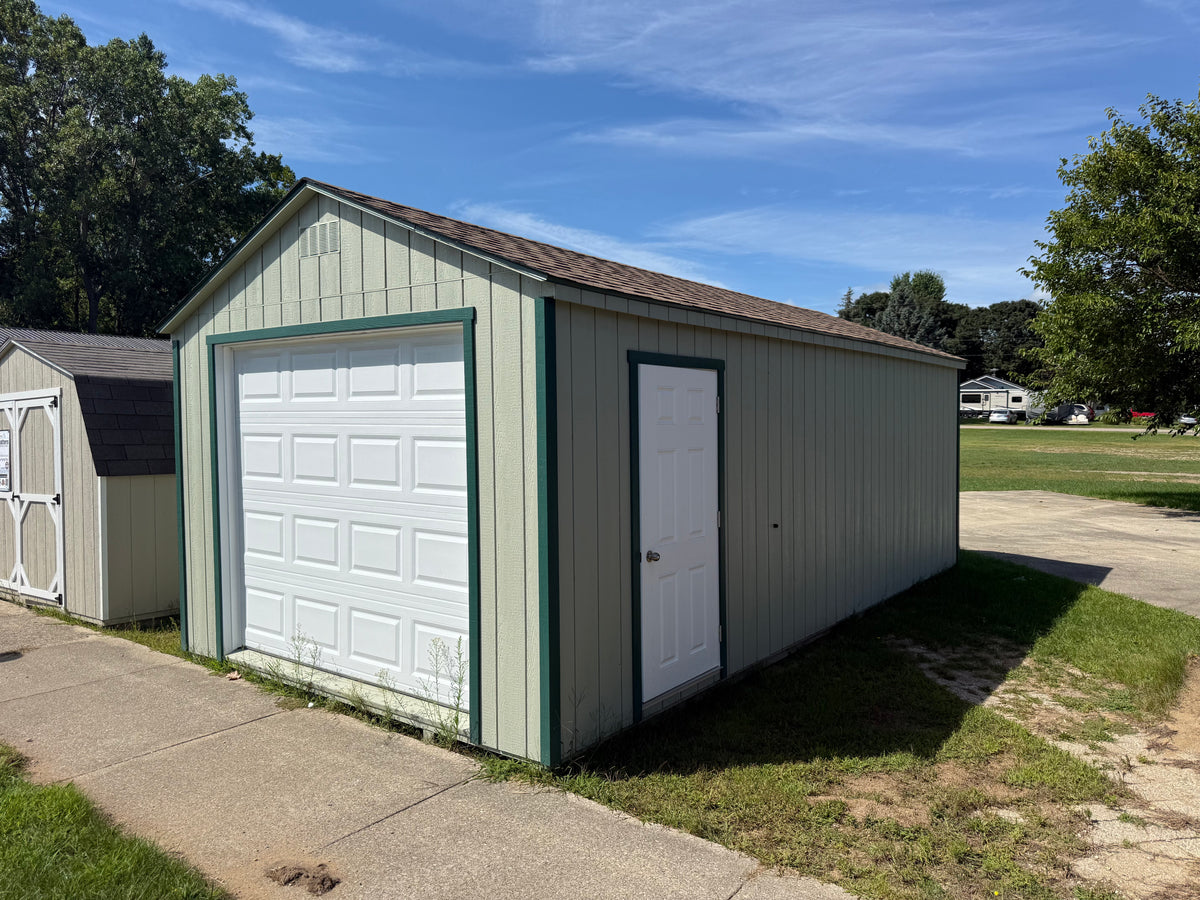 12x24 Painted Garage - Wayland Lot