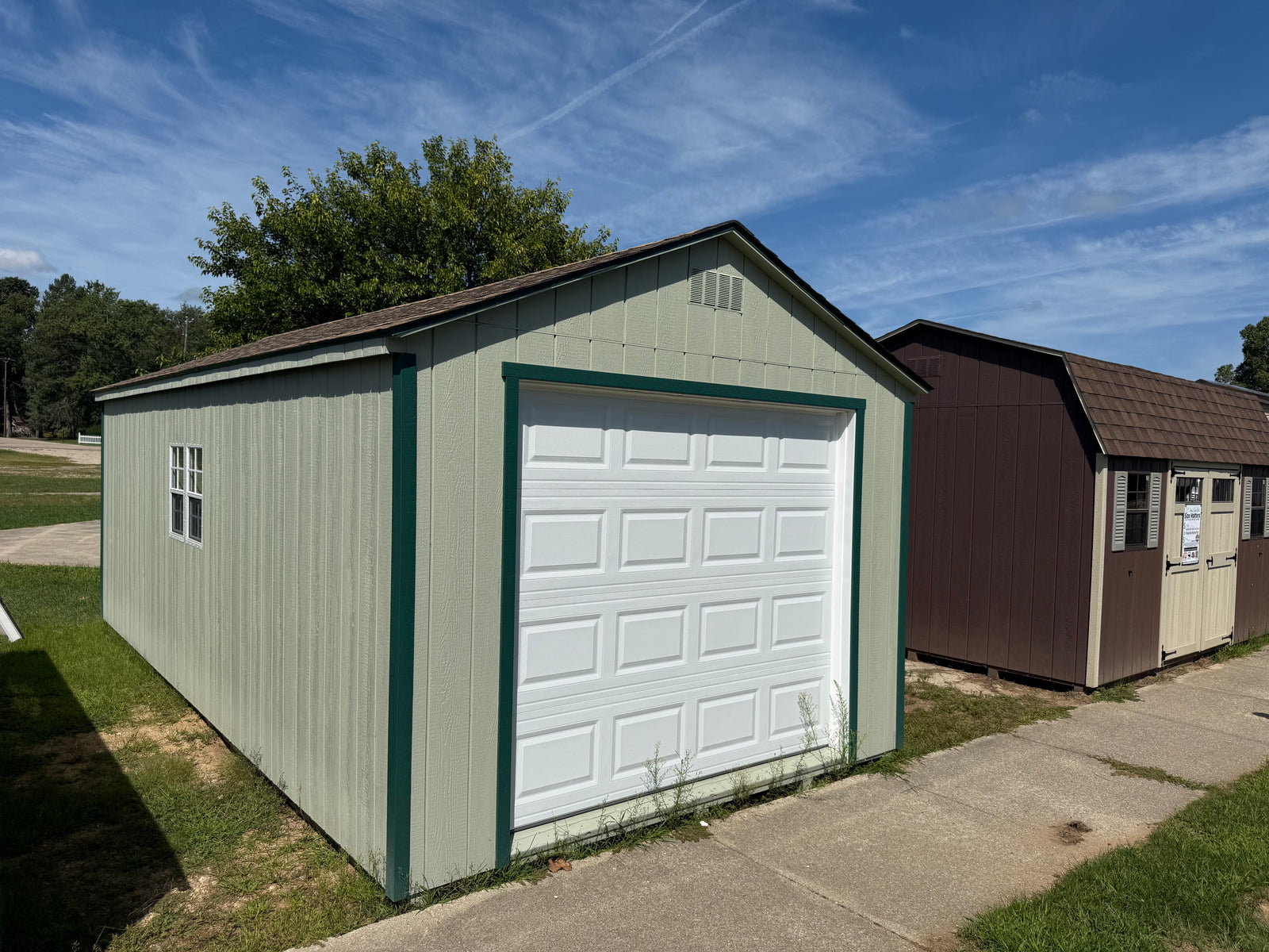 12x24 Painted Garage - Wayland Lot