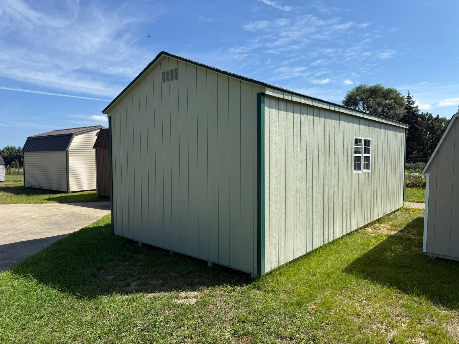 12x24 Painted Garage - Wayland Lot