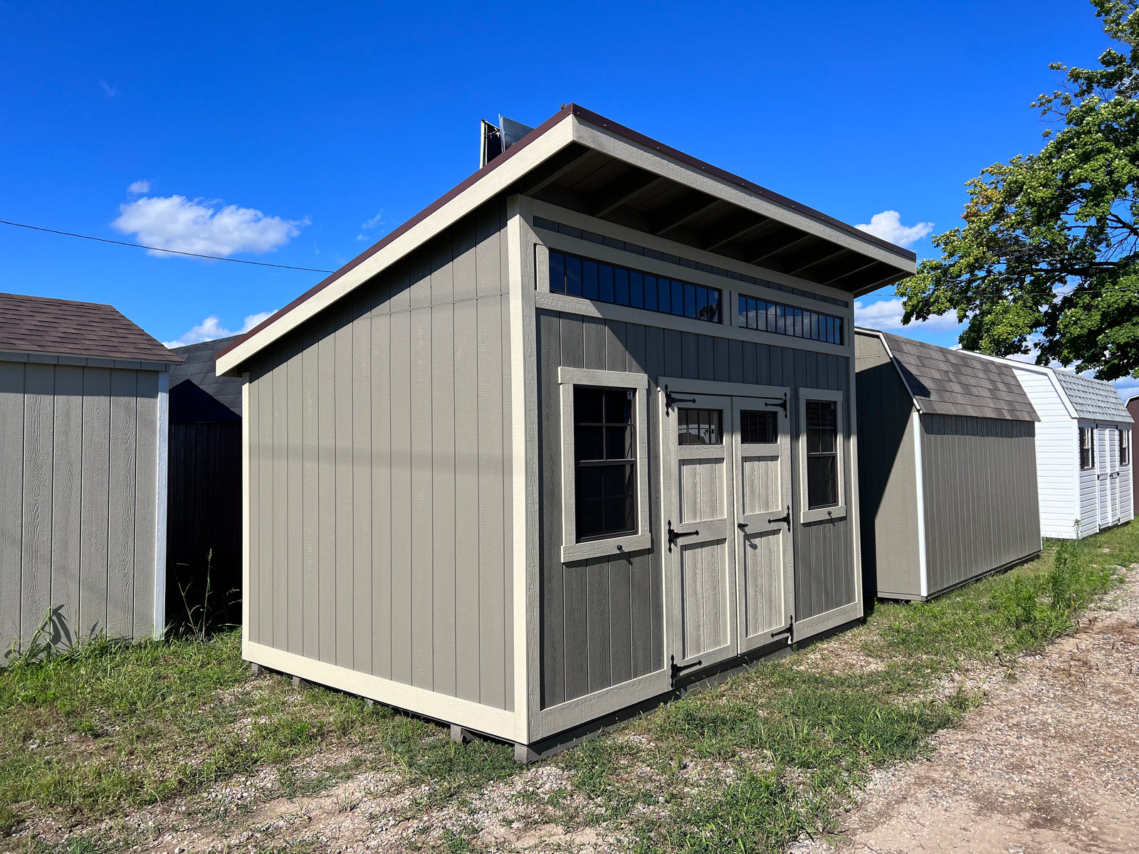 Painted Klassic Studio Shed | Cedar Rock Barns