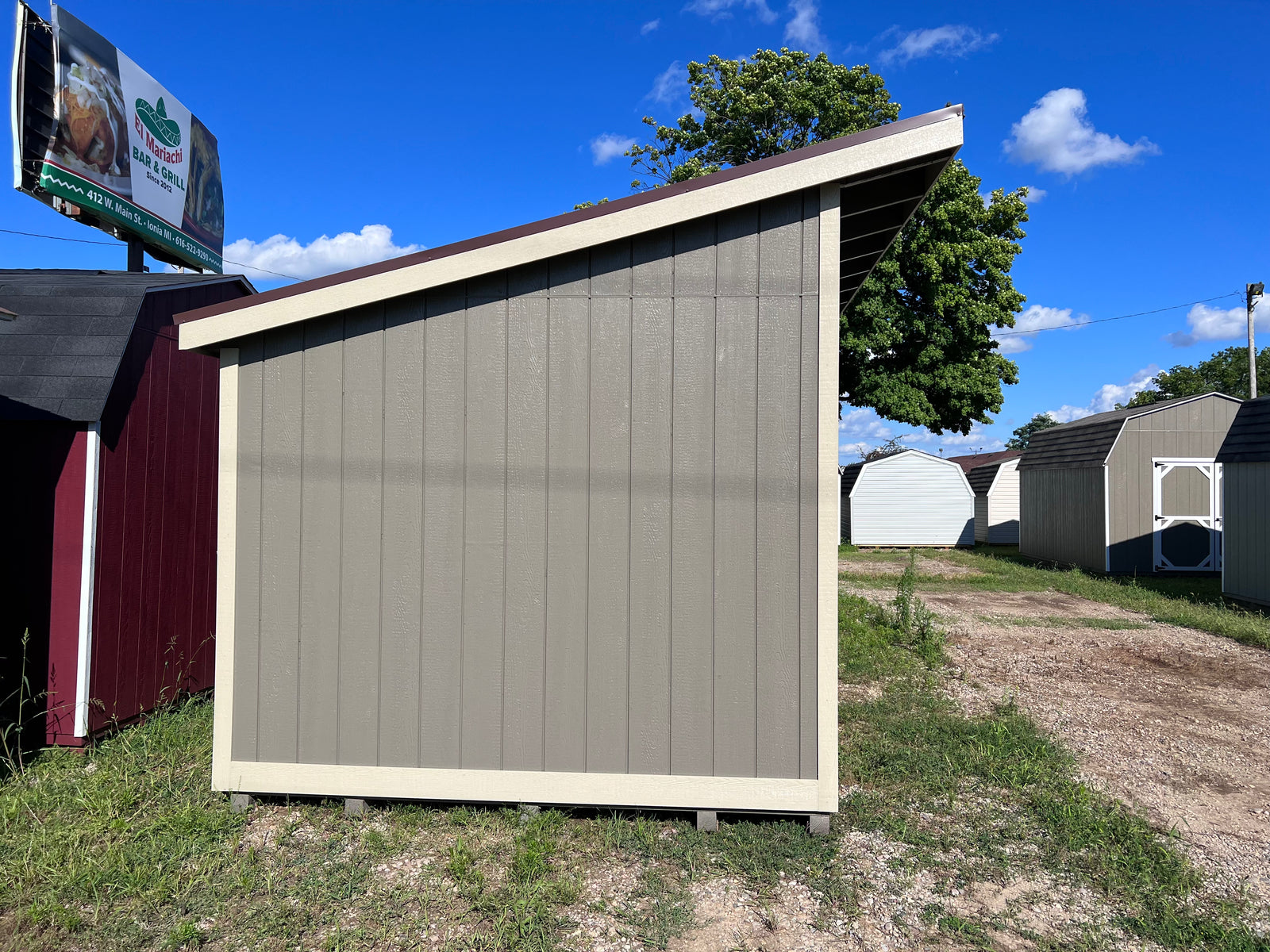 Painted Klassic Studio Shed | Cedar Rock Barns