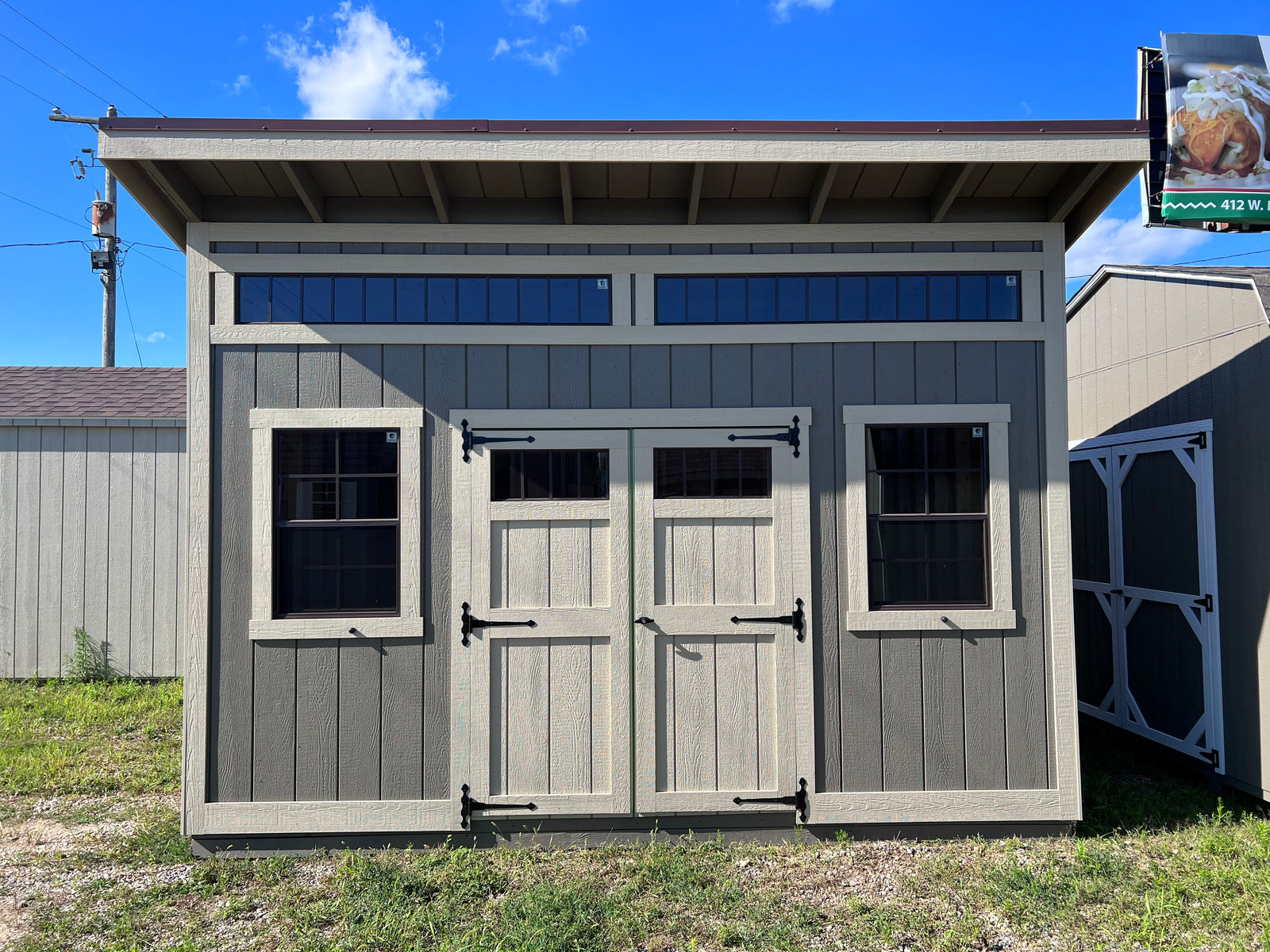 Painted Klassic Studio Shed | Cedar Rock Barns