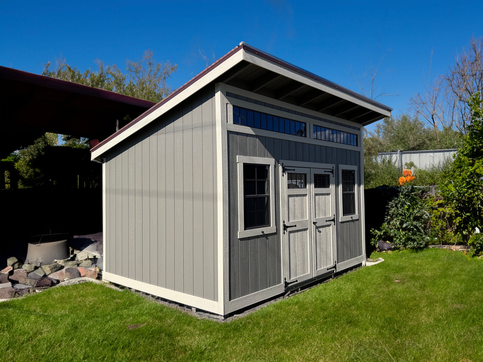Painted Klassic Studio Shed | Cedar Rock Barns