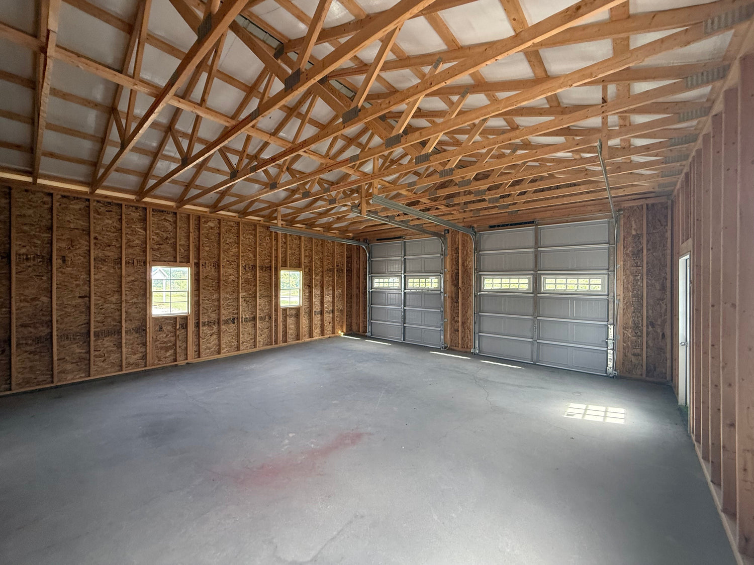 FastFrame 2-Car Garage - On-Site Built Michigan