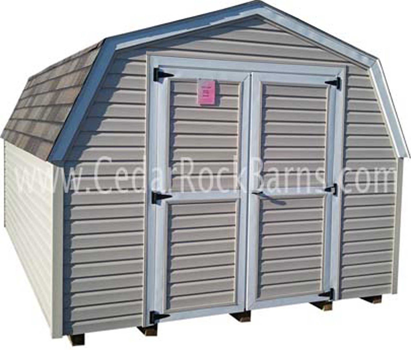 8' Vinyl Pro Series Shed | Cedar Rock Barns