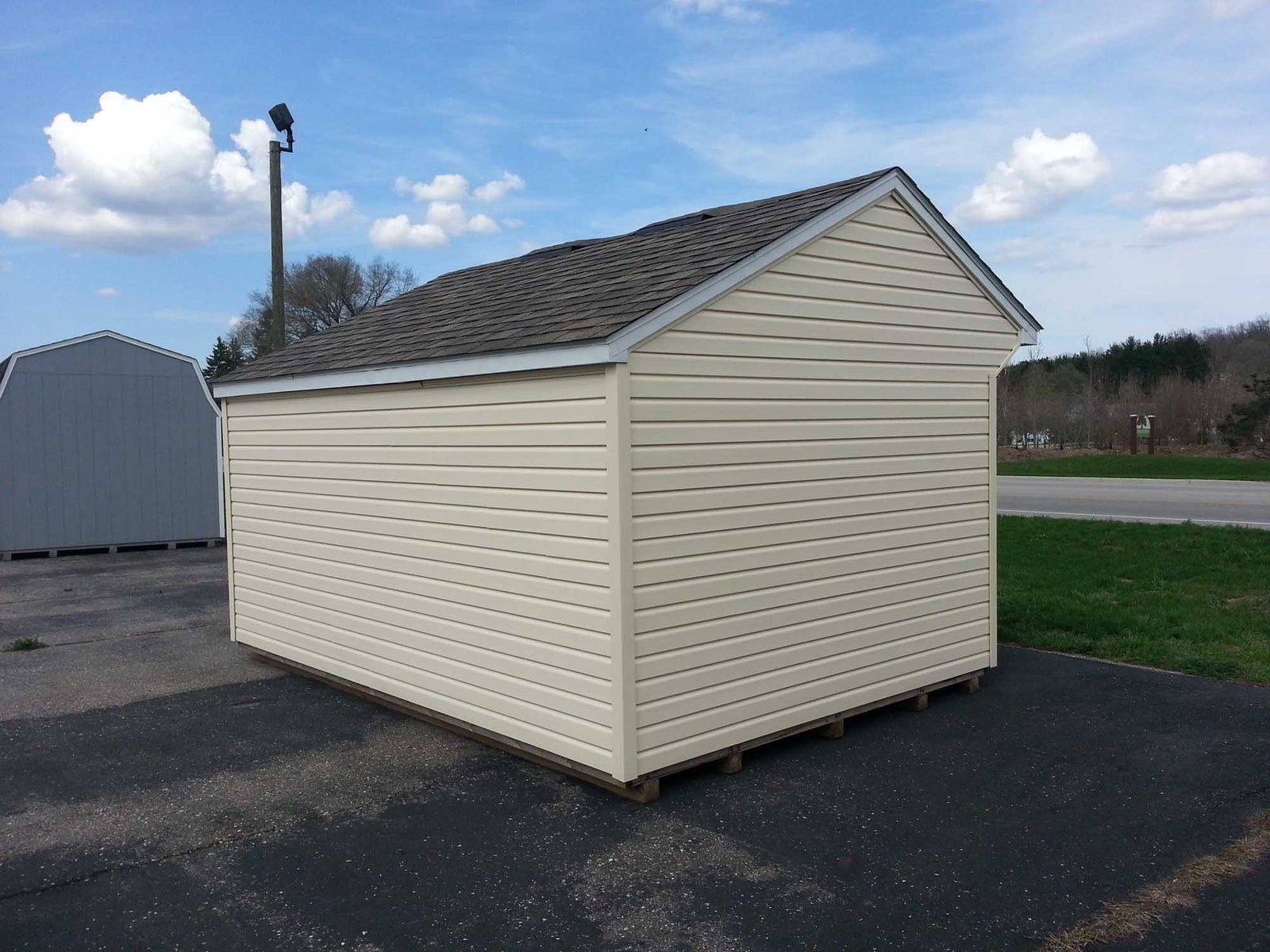 Vinyl Carriage House Deluxe Shed | Cedar Rock Barns