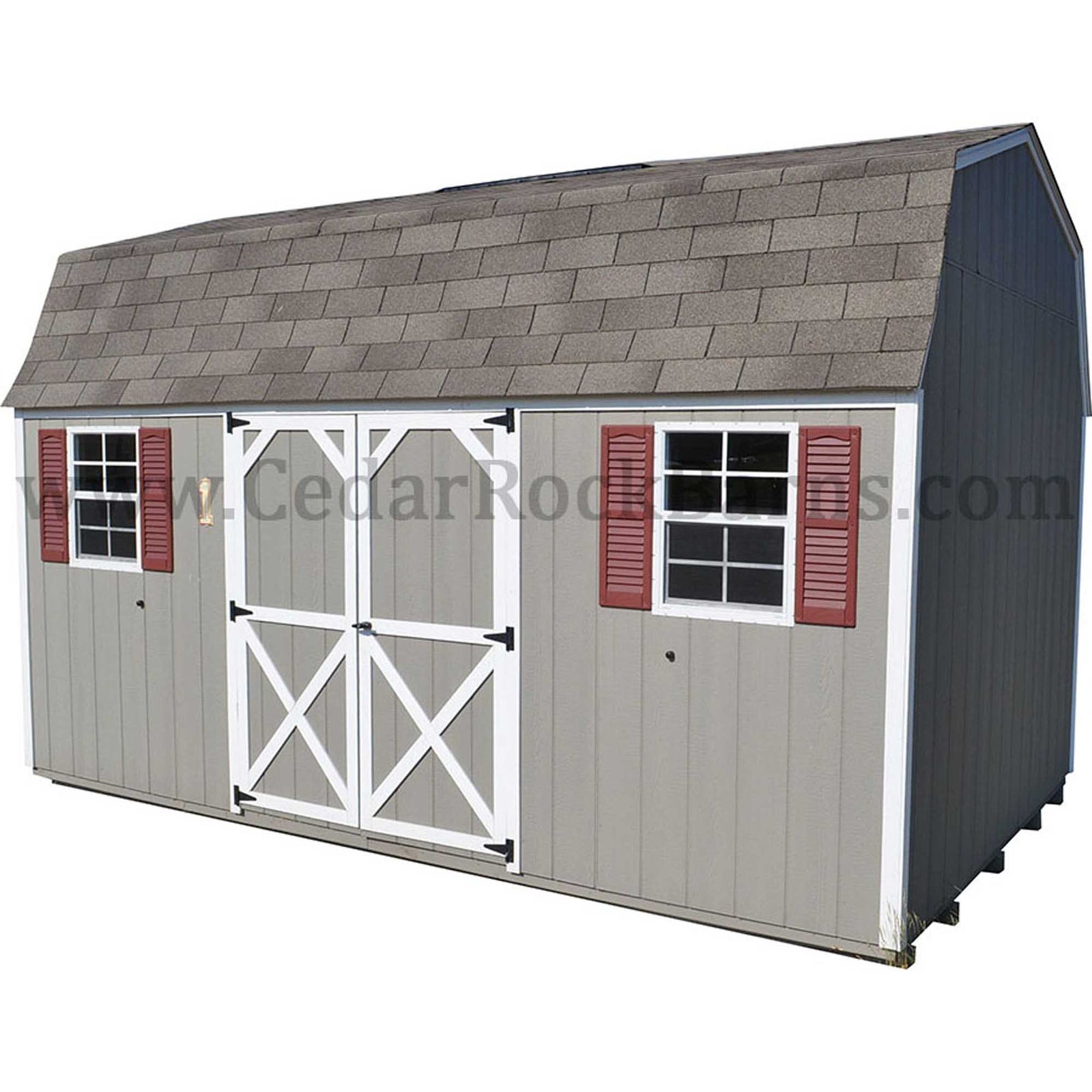 Painted Dutch Barn Shed | Cedar Rock Barns