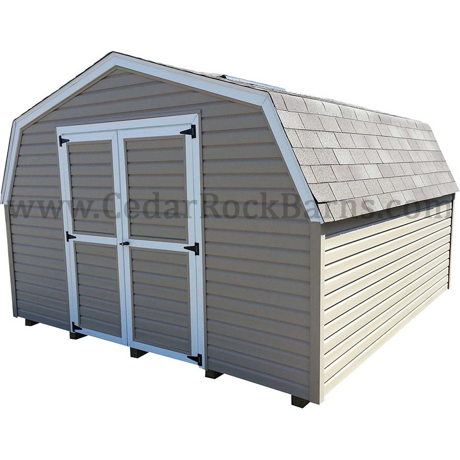 8' Vinyl Pro Series Shed | Cedar Rock Barns