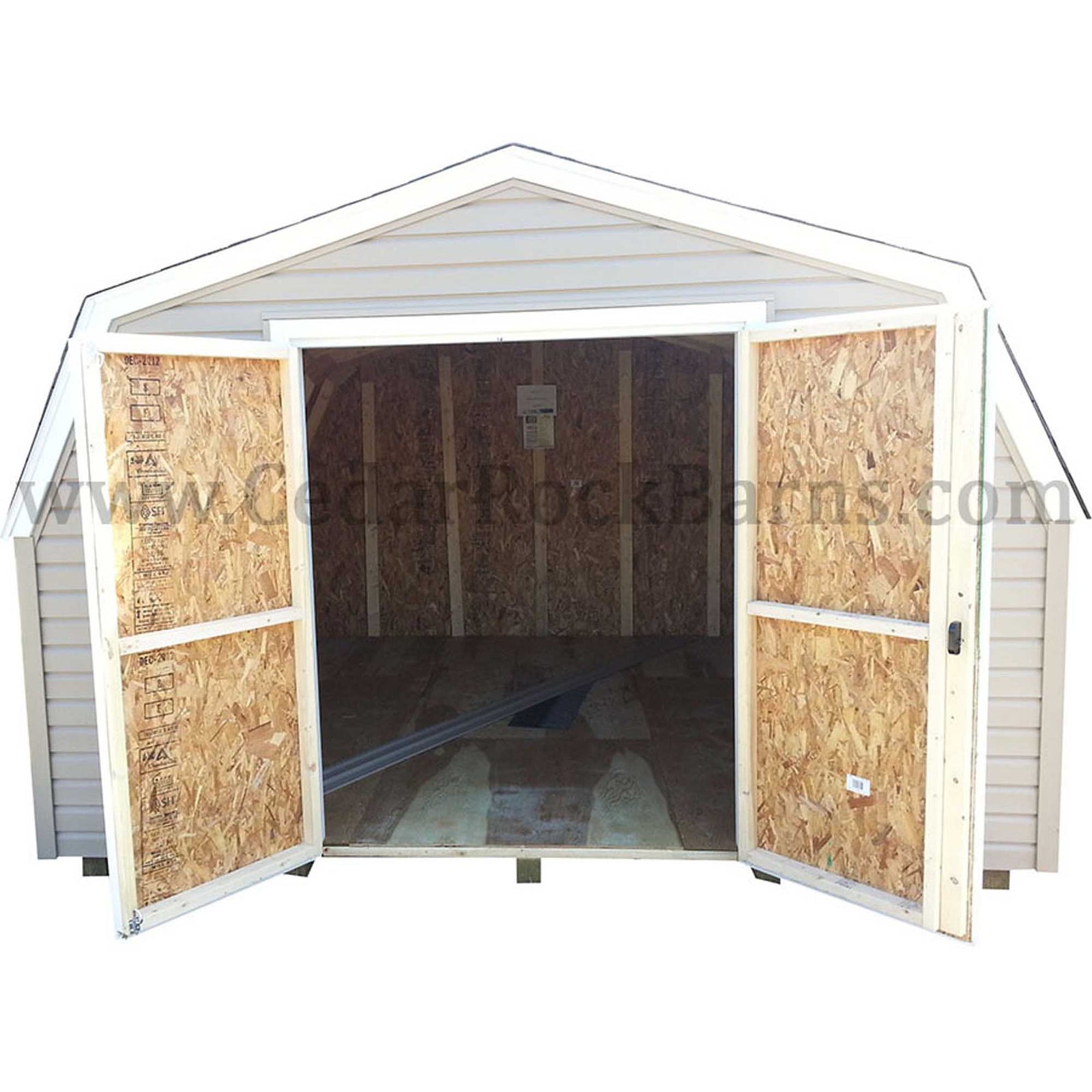 8' Vinyl Pro Series Shed | Cedar Rock Barns
