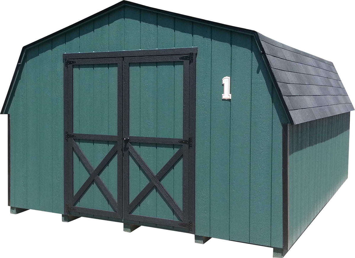 8ft painted Pro Series storage shed - Amish-built value shed Michigan - Cedar Rock Barns