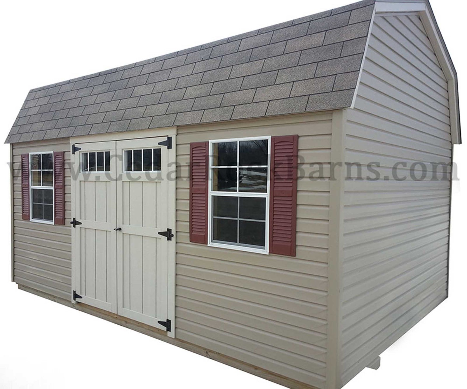 Vinyl Dutch Barn Shed