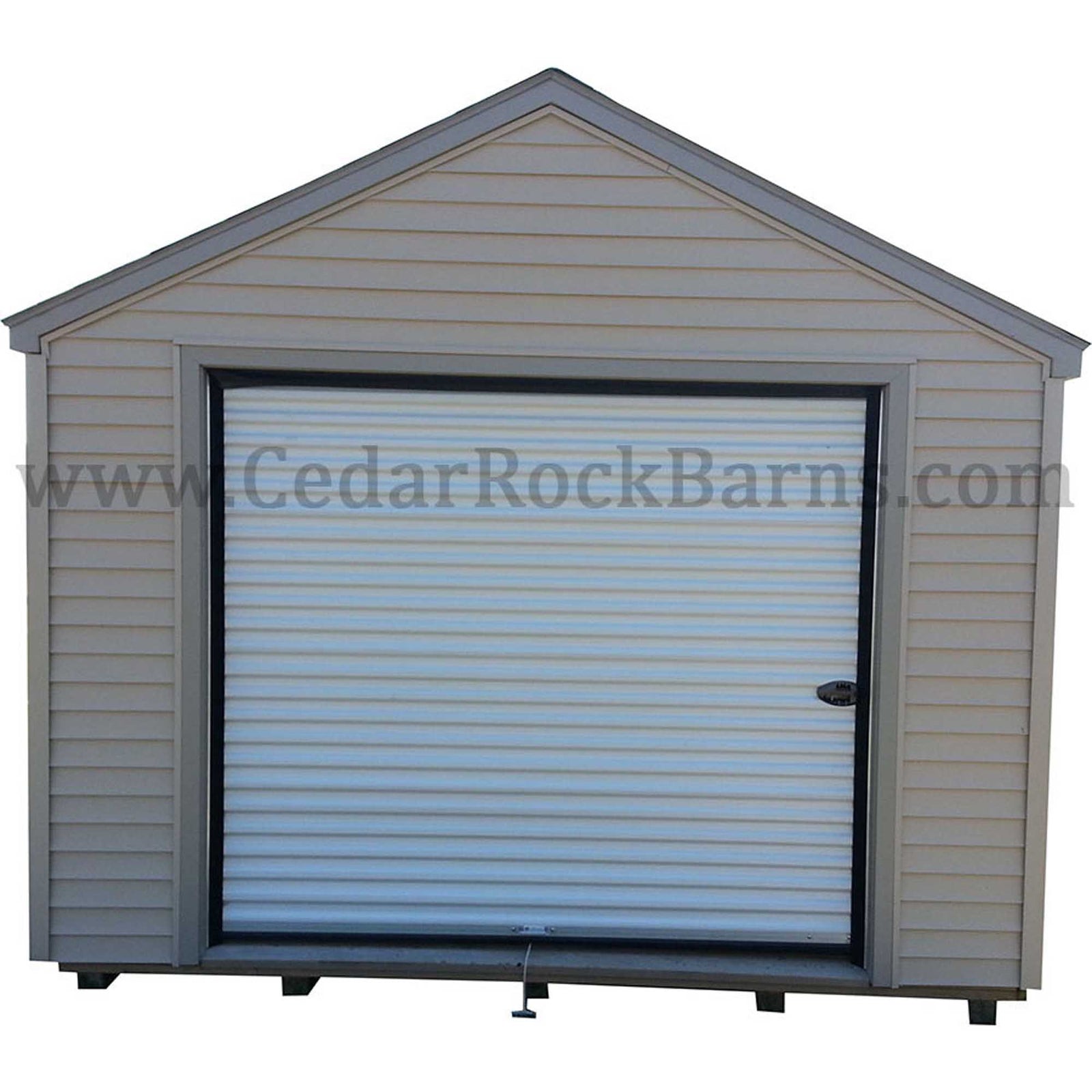 Vinyl Garage Shed | Cedar Rock Barns