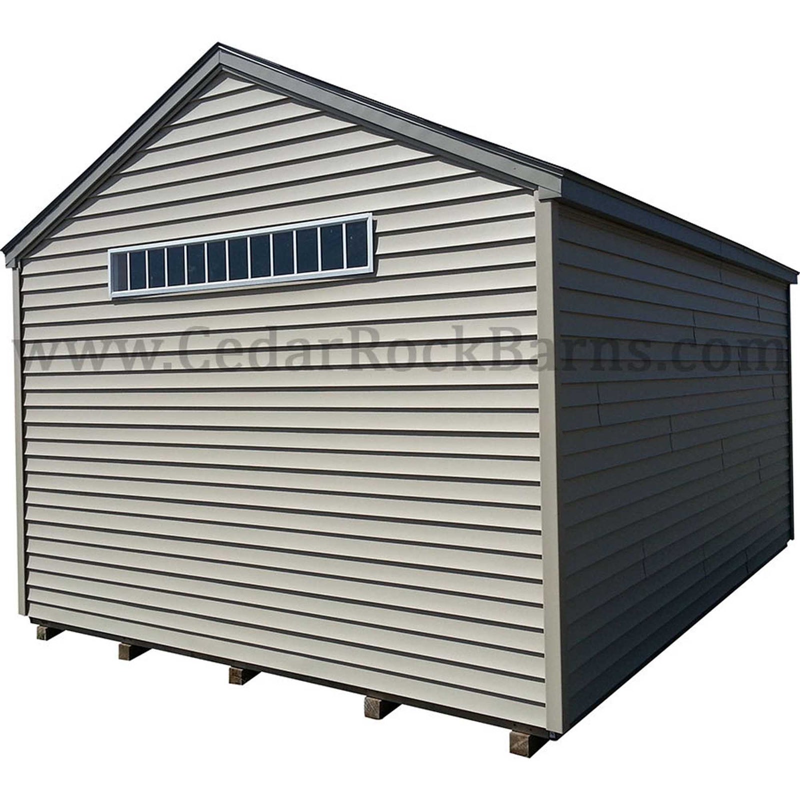 Vinyl Garage Shed | Cedar Rock Barns
